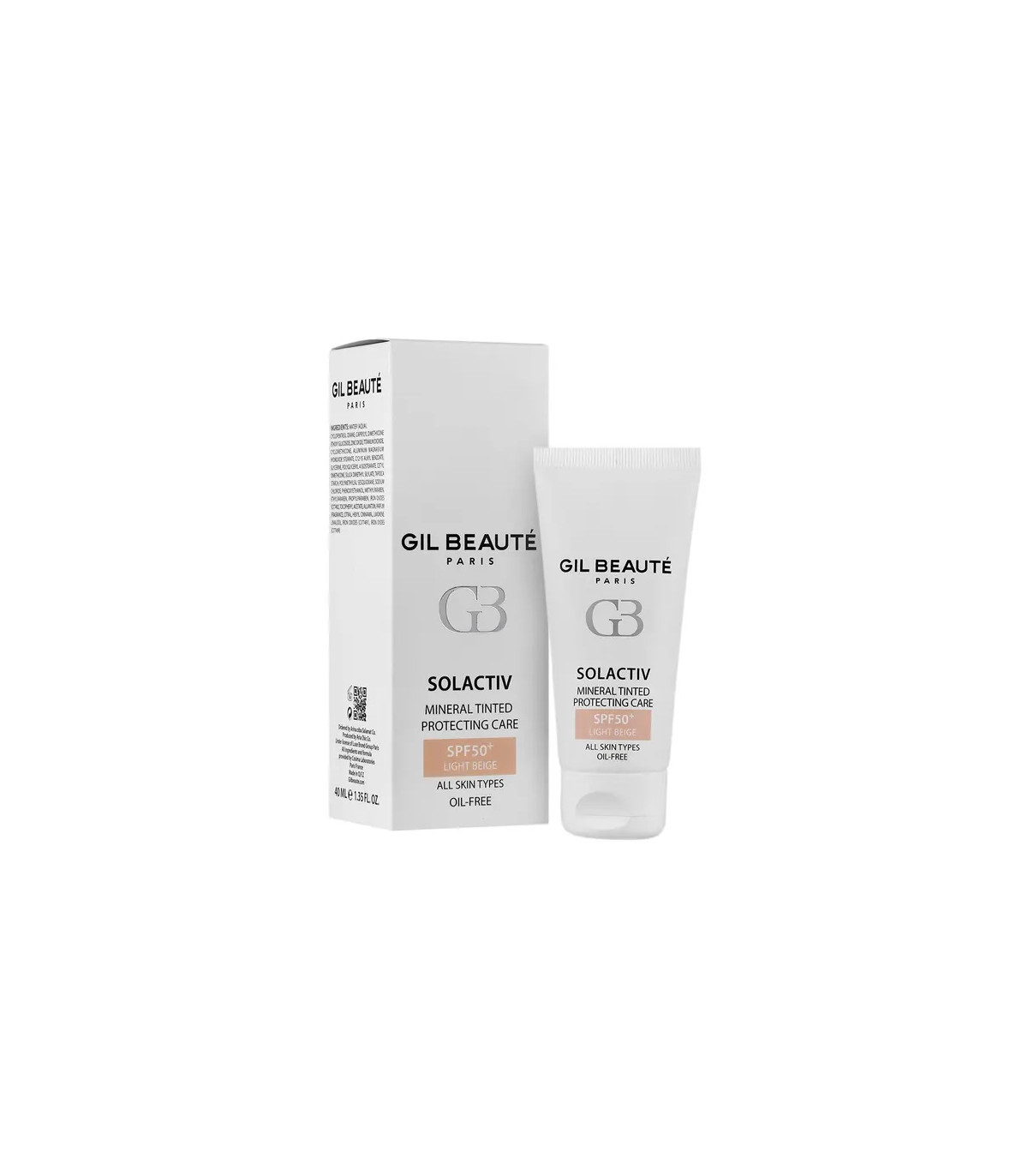 ضد آفتاب مینرال رنگی SPF50 بژ روشن ژیل بوته